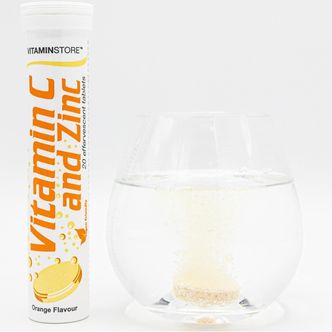 Effervescent Vit C Zinc 20 Tablets