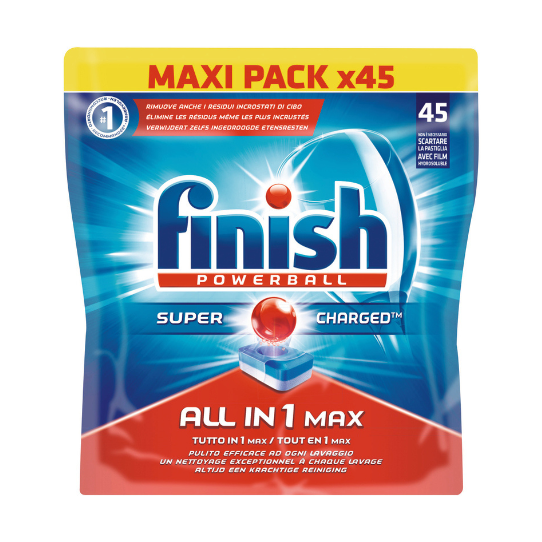 Finish Powerball All-in-1 Max Dishwasher Tablets (45)
