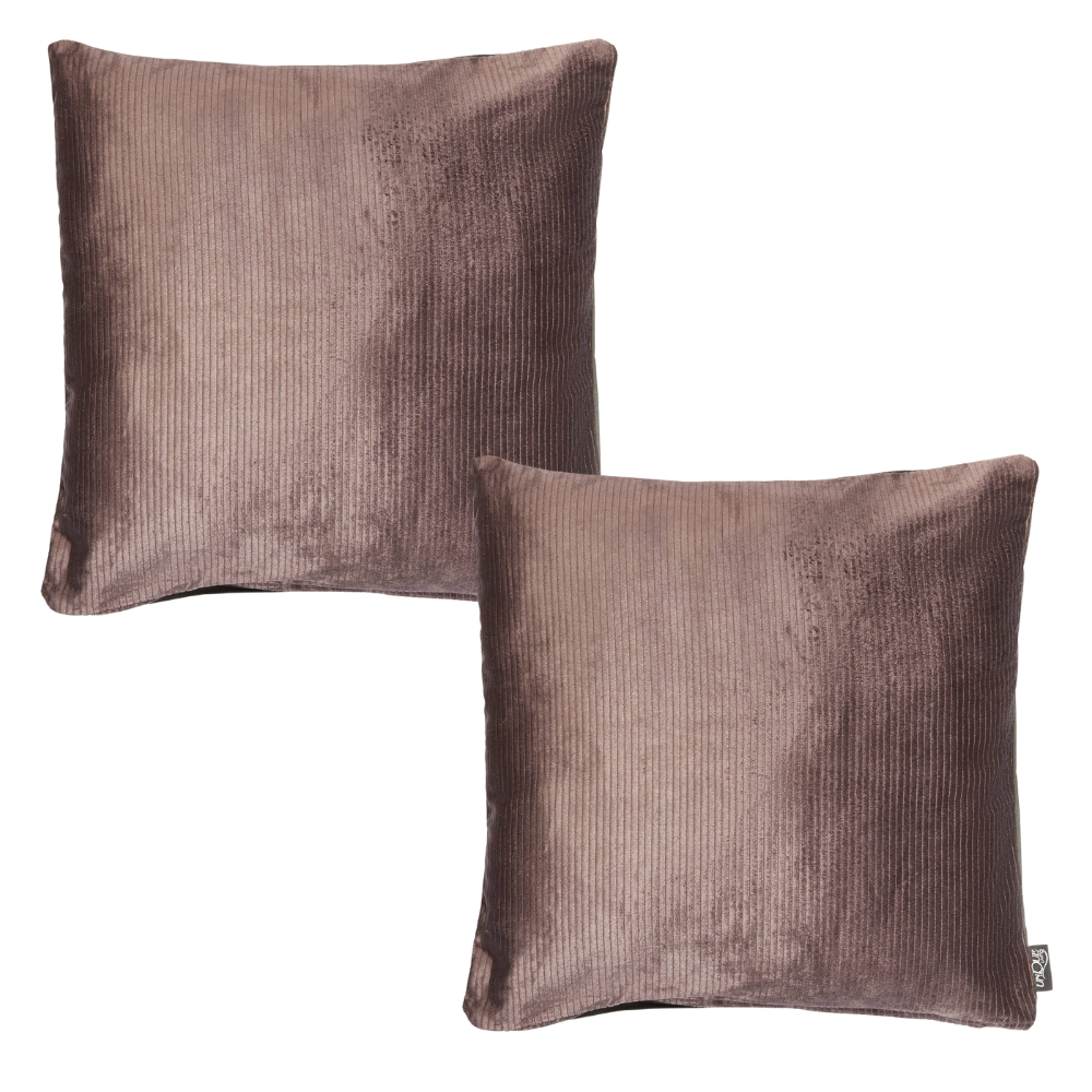 Aubergine Metallic Filled Decorative Throw Cushion - 45 x 45cm-Bargainia.com