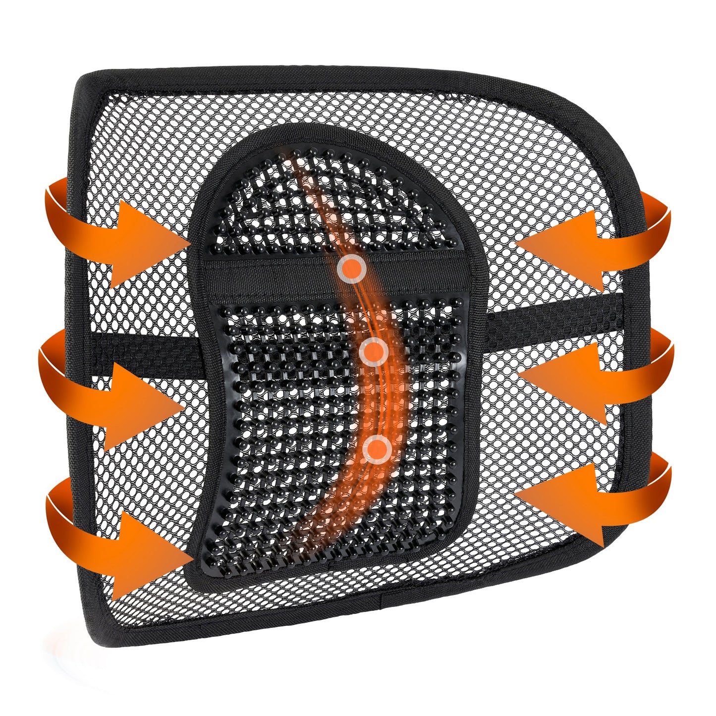 Mesh Ergonomic Lumbar Chair Back Support-5056150244578-Bargainia.com
