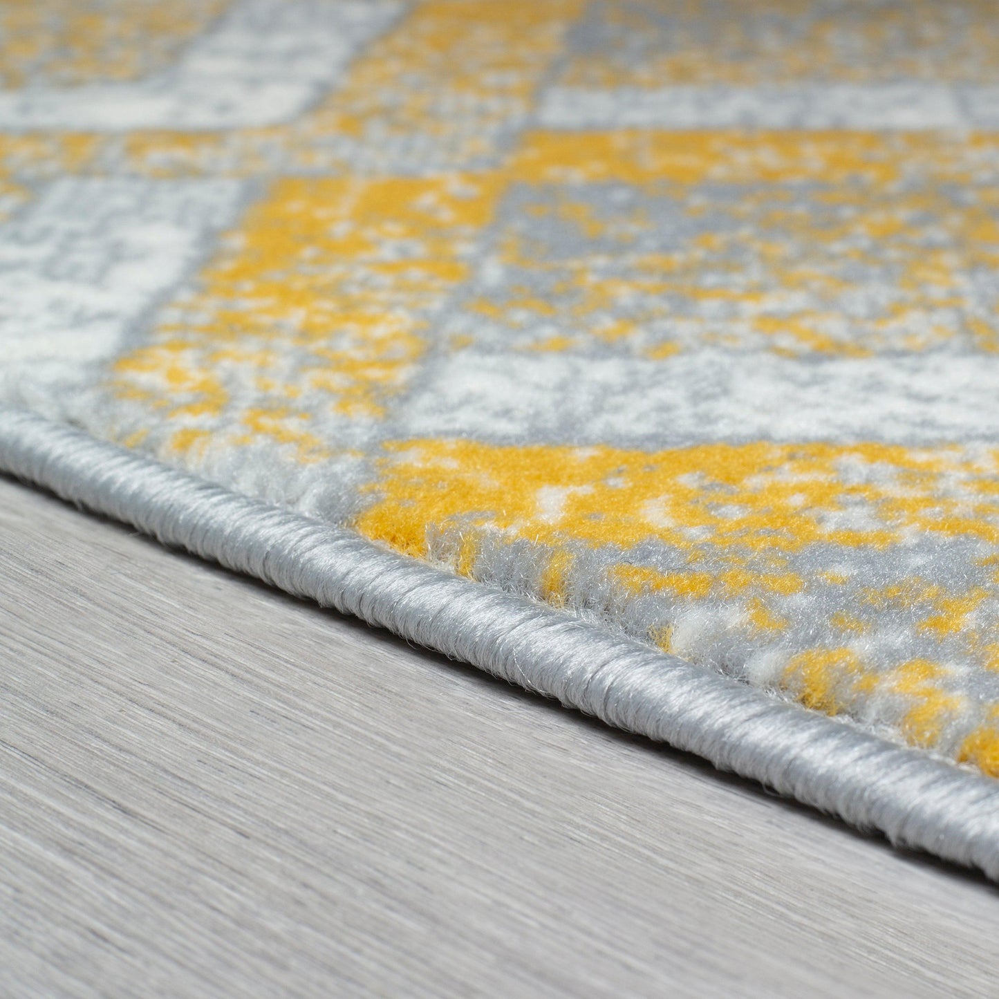 Gold, Grey & White Chevron Stair Runner / Kitchen Mat - Texas (Custom Sizes Available)-5056150272397-Bargainia.com