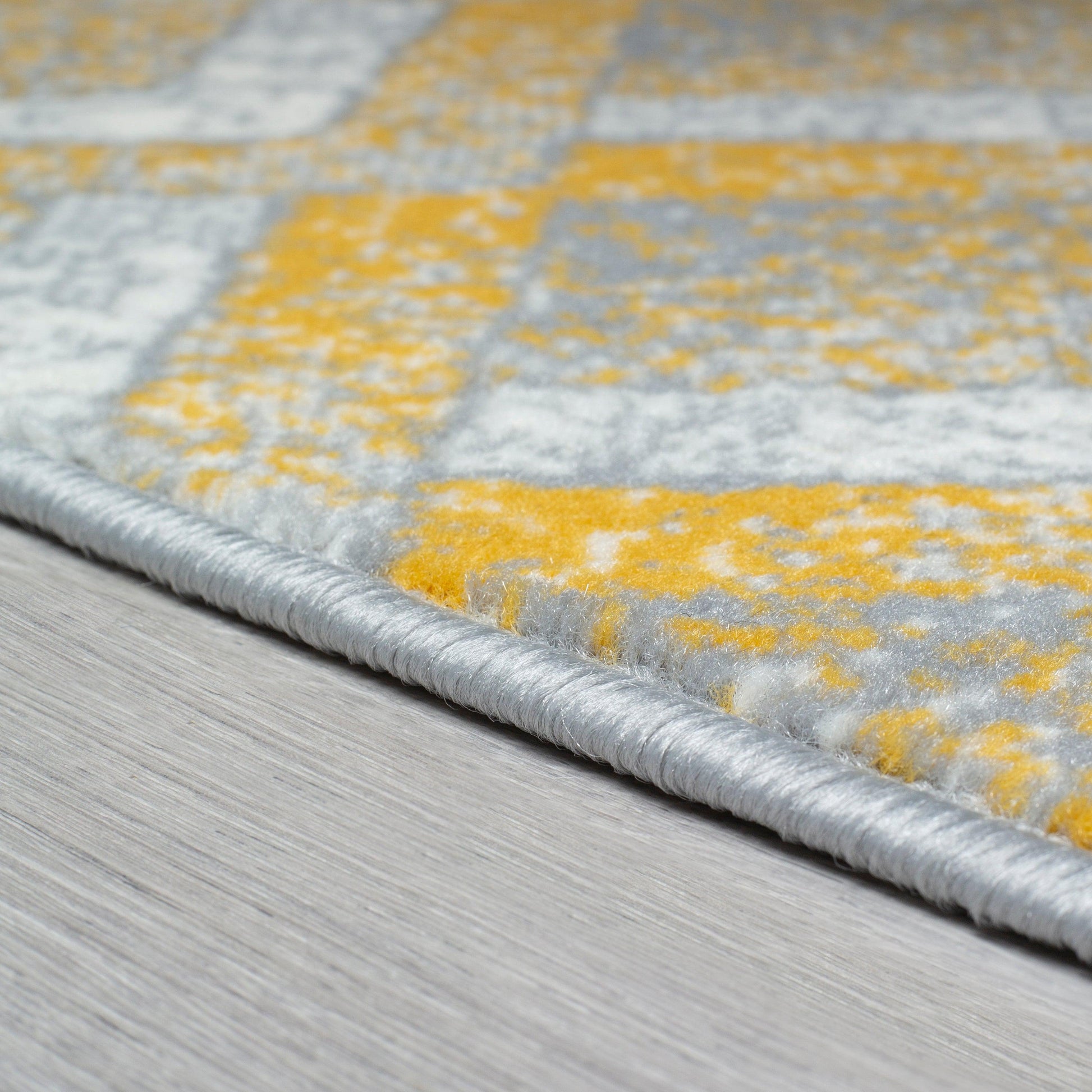 Gold, Grey & White Chevron Stair Runner / Kitchen Mat - Texas (Custom Sizes Available)-5056150272397-Bargainia.com