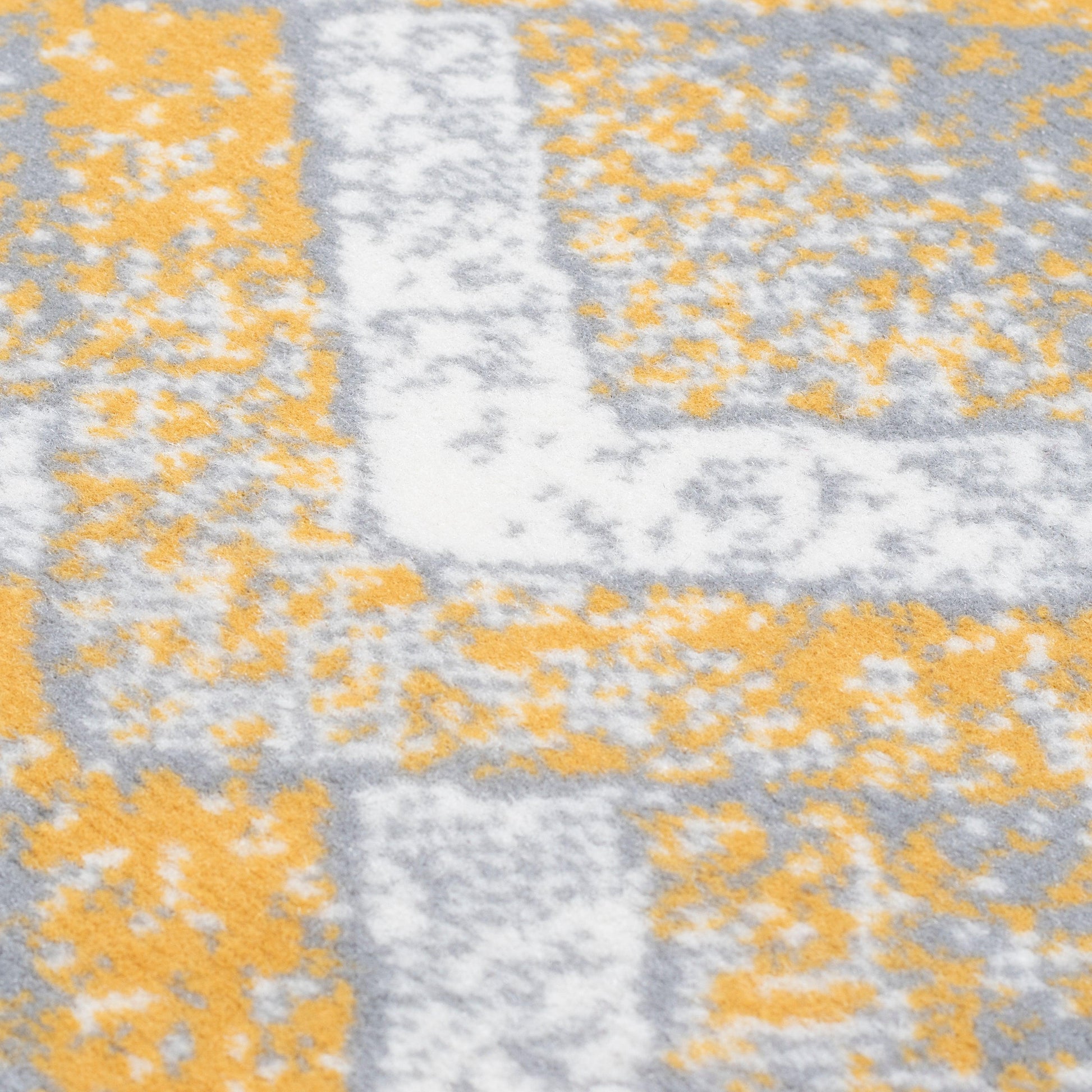 Gold, Grey & White Chevron Stair Runner / Kitchen Mat - Texas (Custom Sizes Available)-5056150272397-Bargainia.com