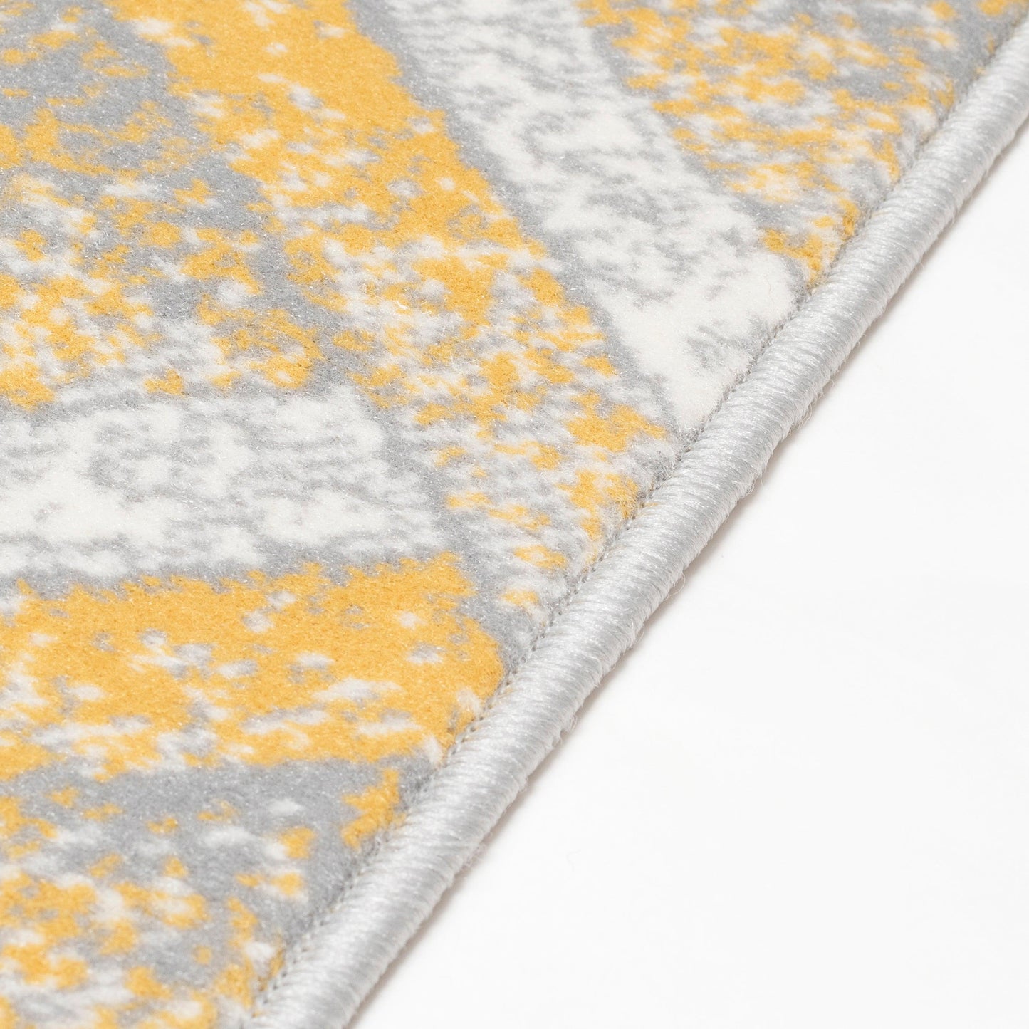 Gold, Grey & White Chevron Stair Runner / Kitchen Mat - Texas (Custom Sizes Available)-5056150272397-Bargainia.com