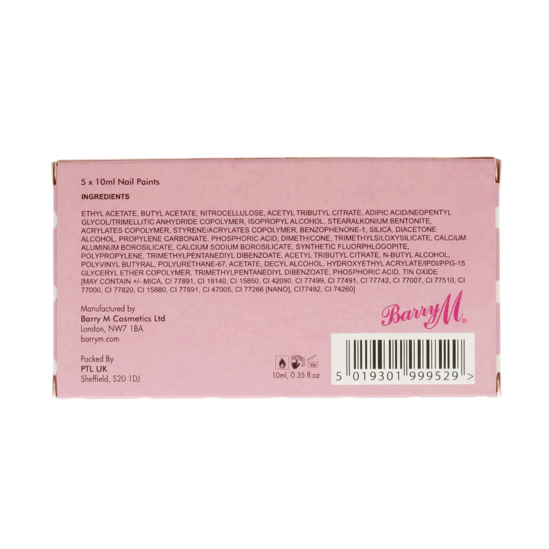 Barry M Nail Polish Gift Set of 5