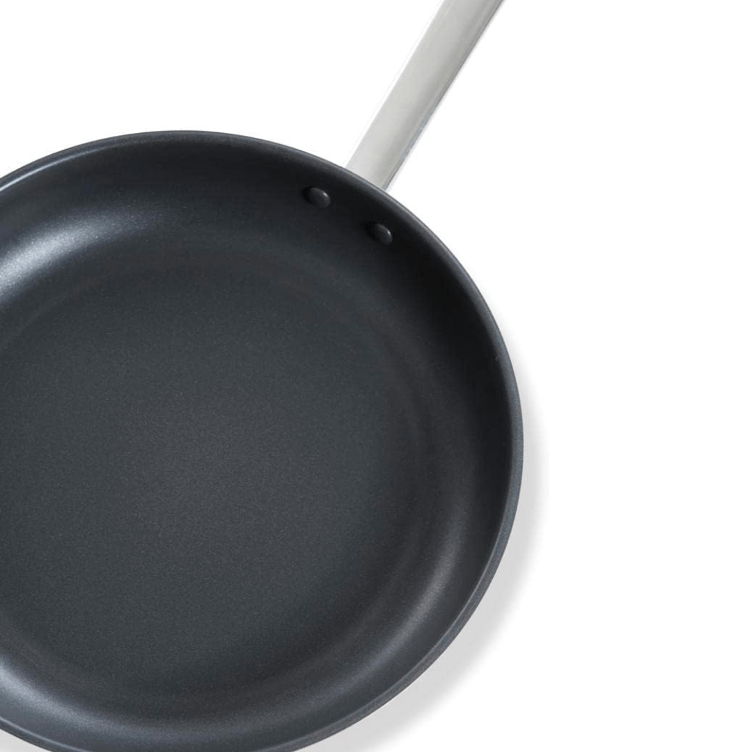 BK Allround Satin Stainless Steel Ceramic Non-Stick Pan with Lid - 28cm-8718311318869-Bargainia.com