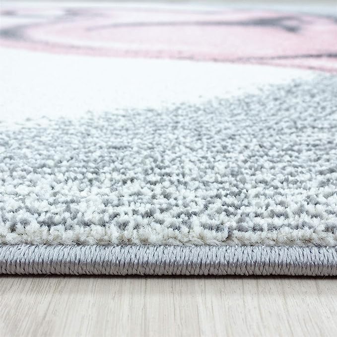 Pink Sleeping Fawn Kids Rug - Bambi-5056150253624-Bargainia.com