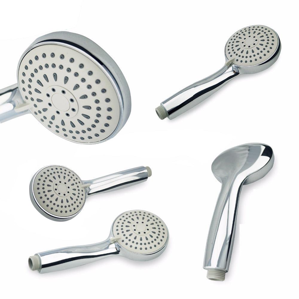 Bathlux Universal Stainless Steel Shower Head With 2M Hose-5056150244691-Bargainia.com