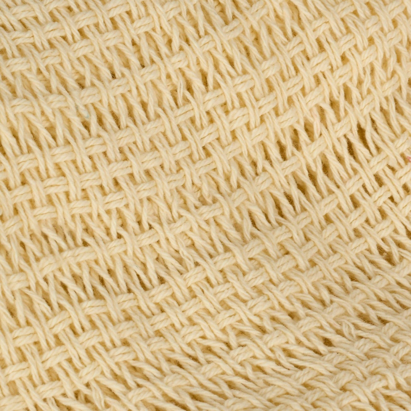 Cellular 100% Cotton Baby Blanket Cream - 70 x 90cm-5050403801488-Bargainia.com