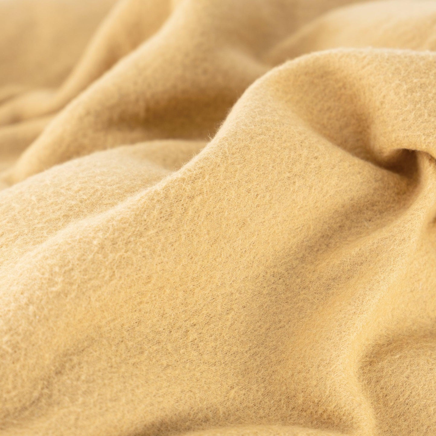 King Size Plain Fleece Blanket - 150 x 200cm - Beige-5056536100863-Bargainia.com