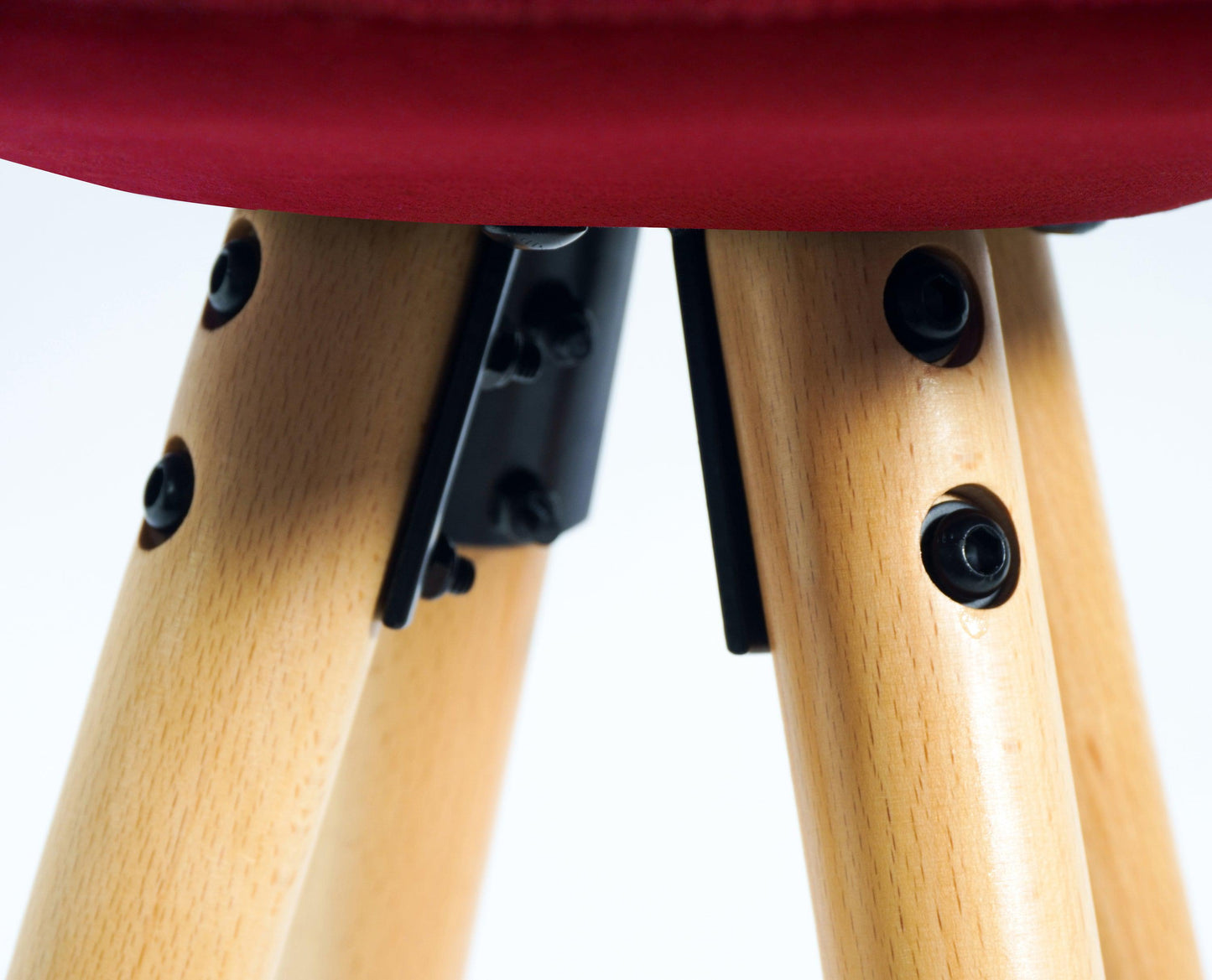 Barcelona Bar Stools - Set Of 2 - Burgundy-5056150252795-Bargainia.com