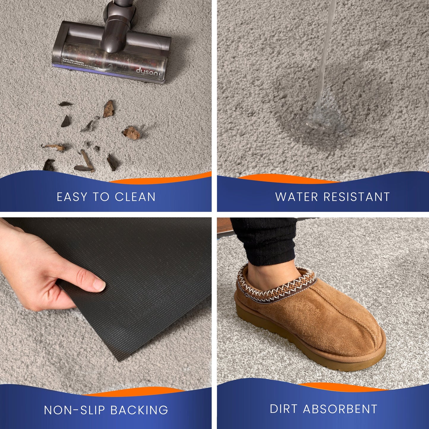 Beige Candy Barrier Door Mat - Assorted Sizes-Bargainia.com