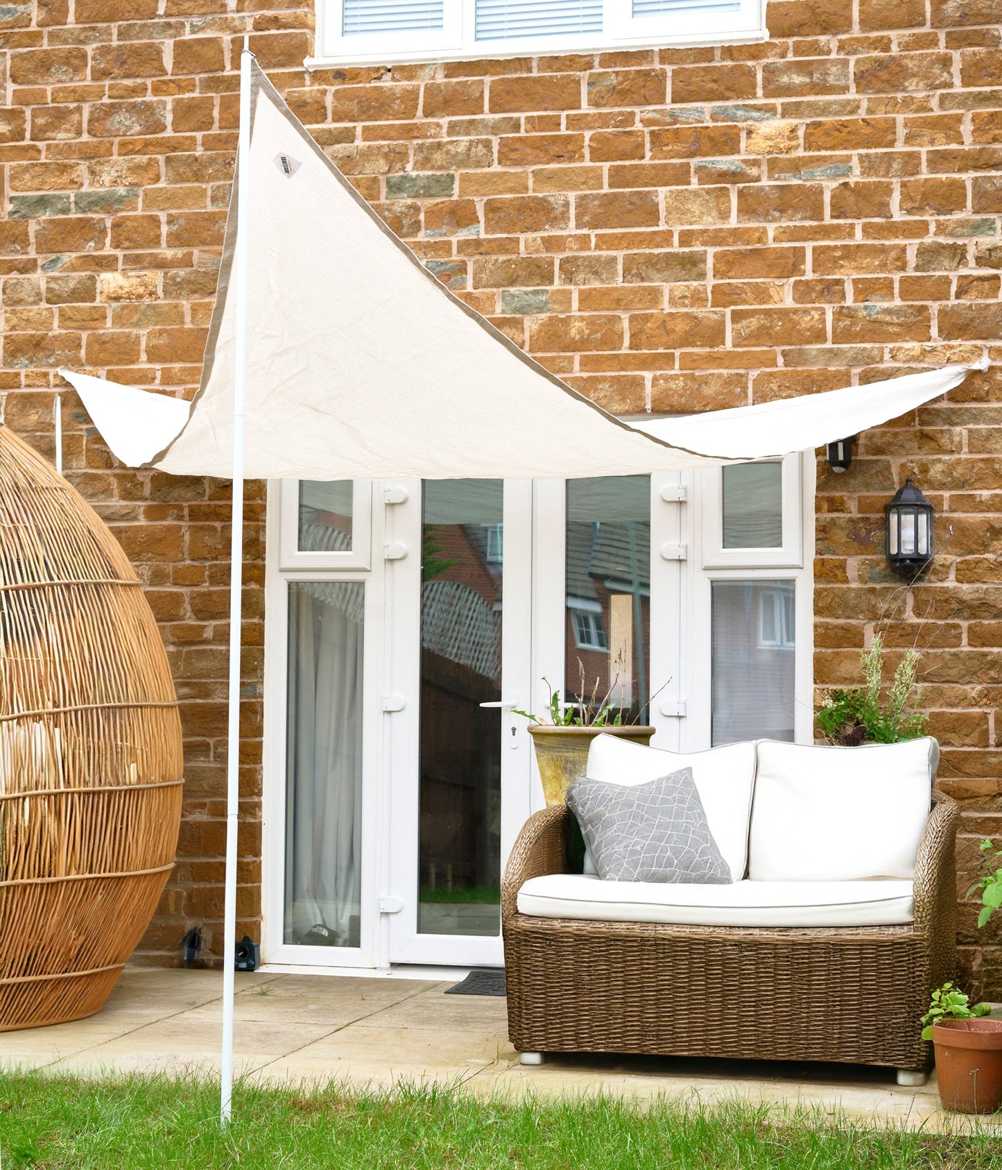 Coolaroo Everyday Triangle Garden Shade Sail - 3.6m