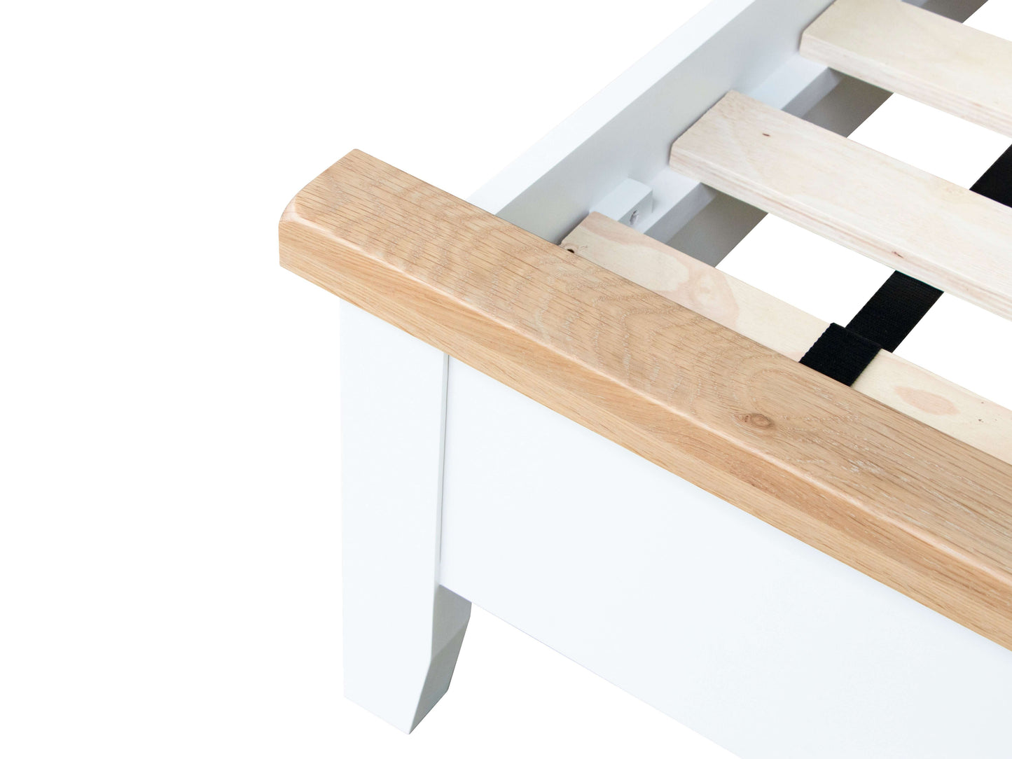 Elodie Snow White Oak King Size 5FT Bed