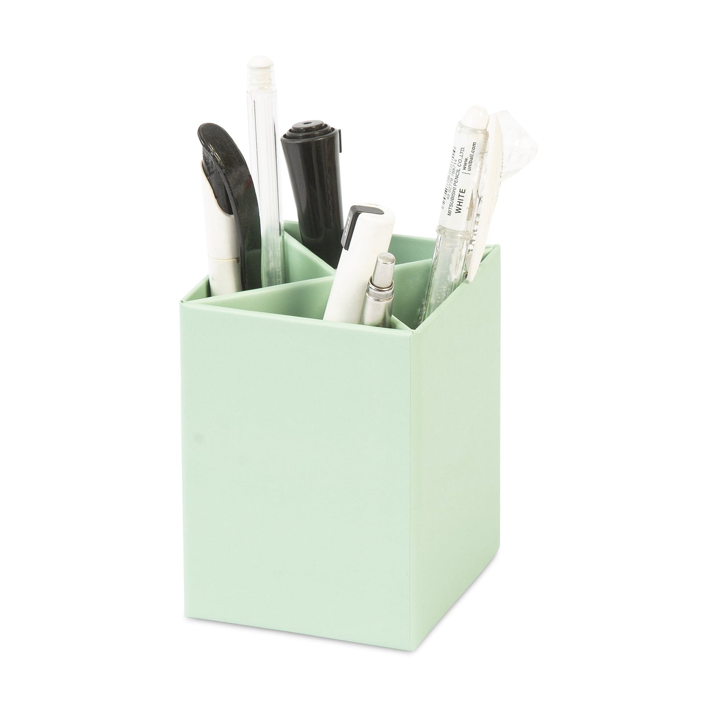 Desk Organiser Set - Mint Green - 4 Pcs-8718964077441-Bargainia.com