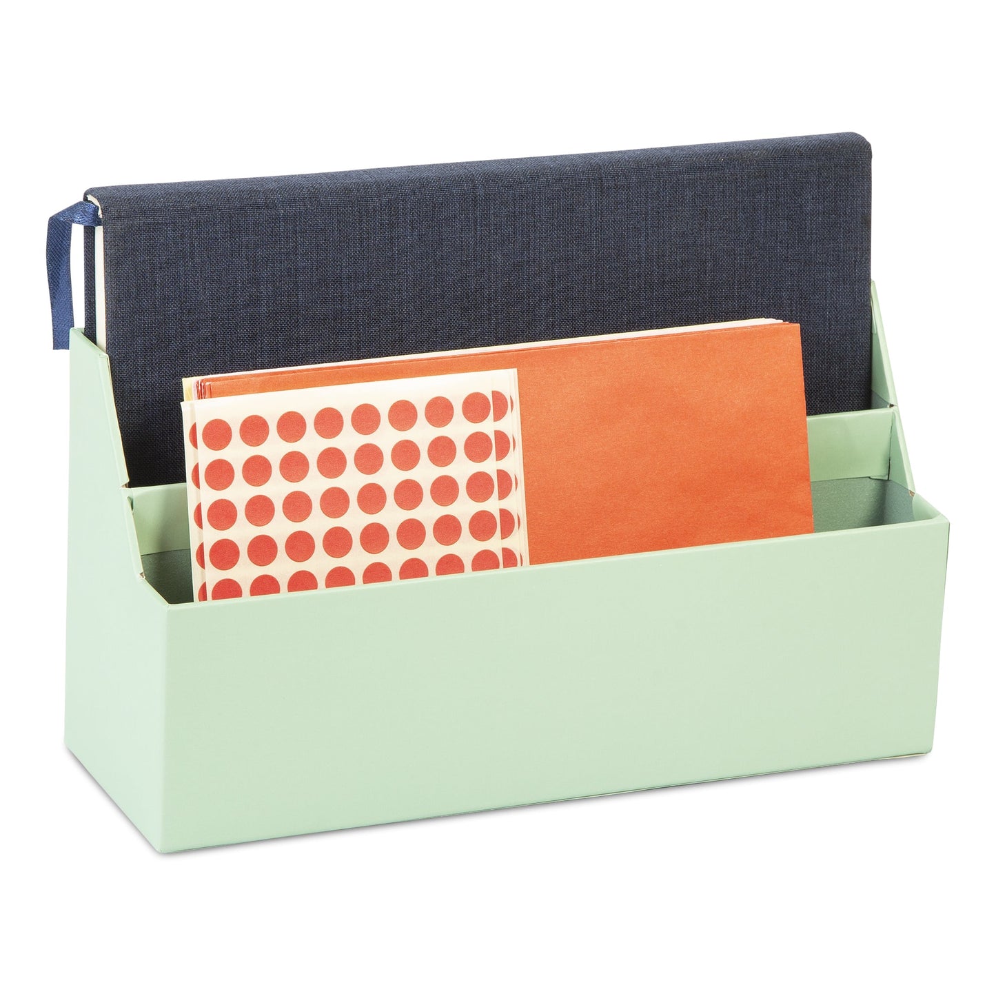 Desk Organiser Set - Mint Green - 4 Pcs-8718964077441-Bargainia.com