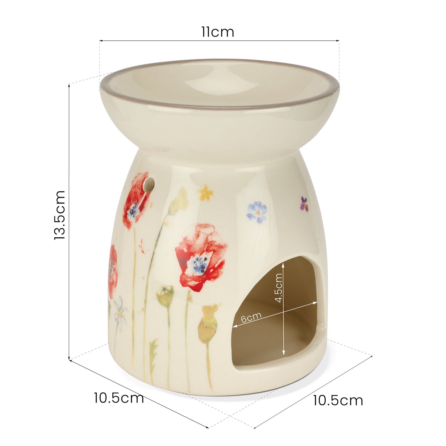 Poppy Wax & Oil Warmer-5010792480121-Bargainia.com