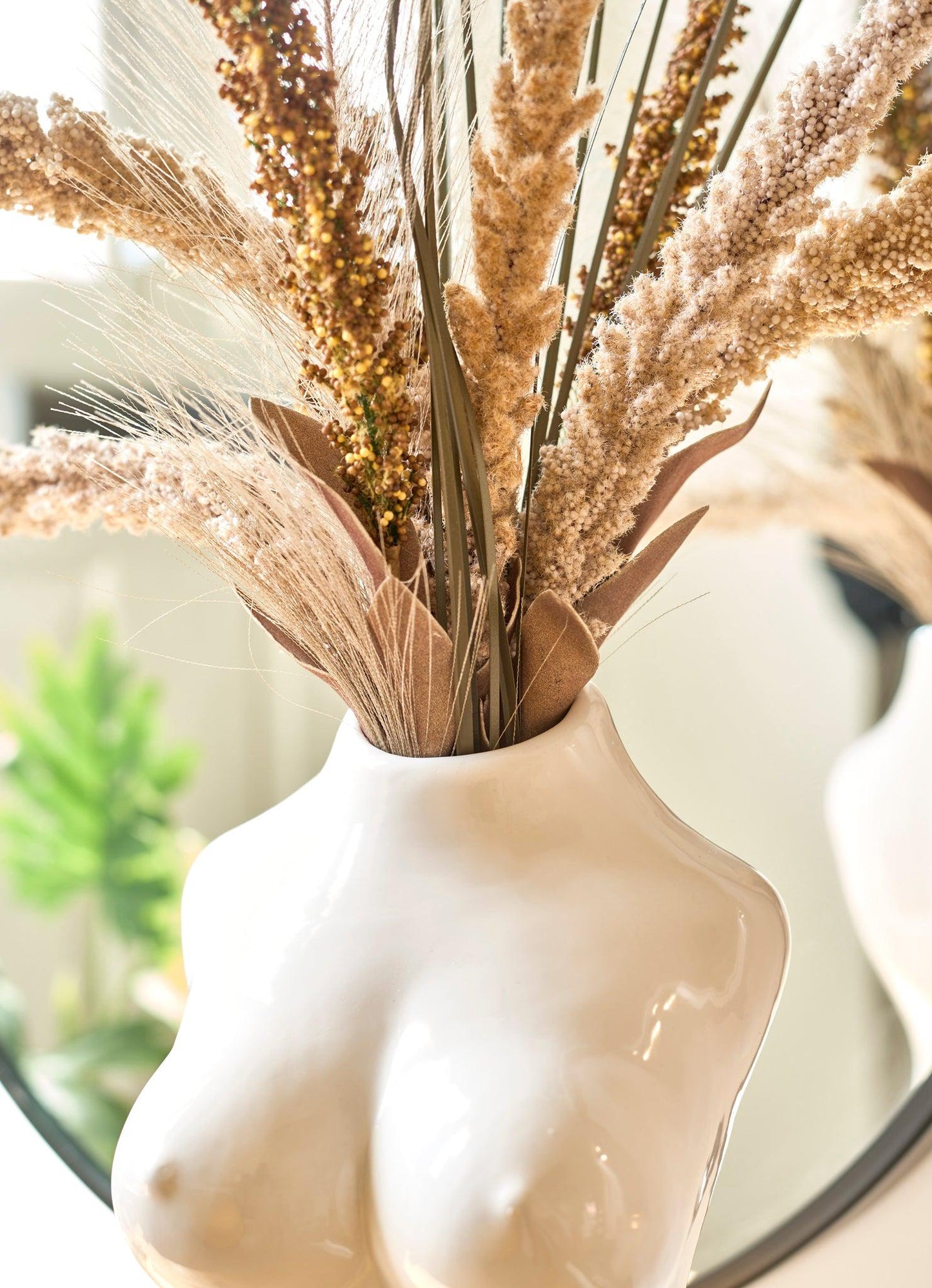 Female Silhouette Body Vase - 29cm - Assorted Colours-Bargainia.com