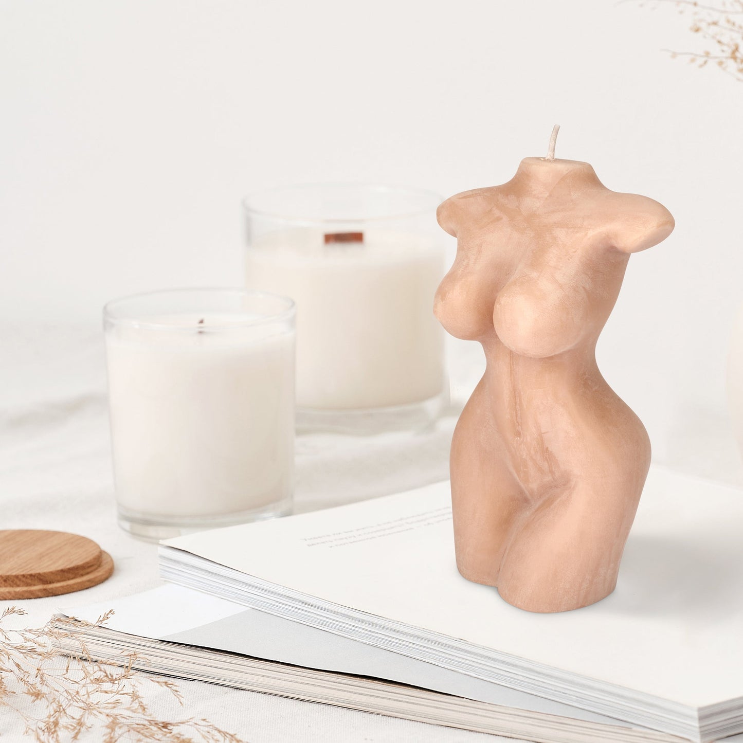 Pomegranate Desire Full Body Female Figure Candle-5010792486284-Bargainia.com