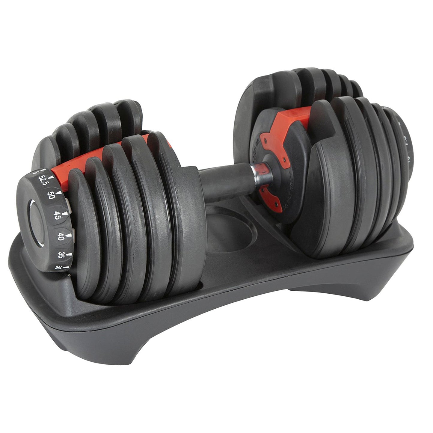 Single Adjustable Dumbbell | 5-52.5LBS/2.25-23.5KG-Bargainia.com