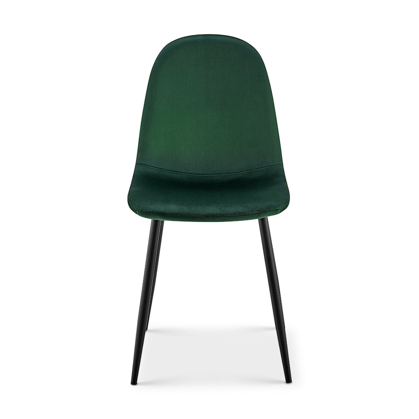 Ron Velvet Dining Chair - Emerald Green