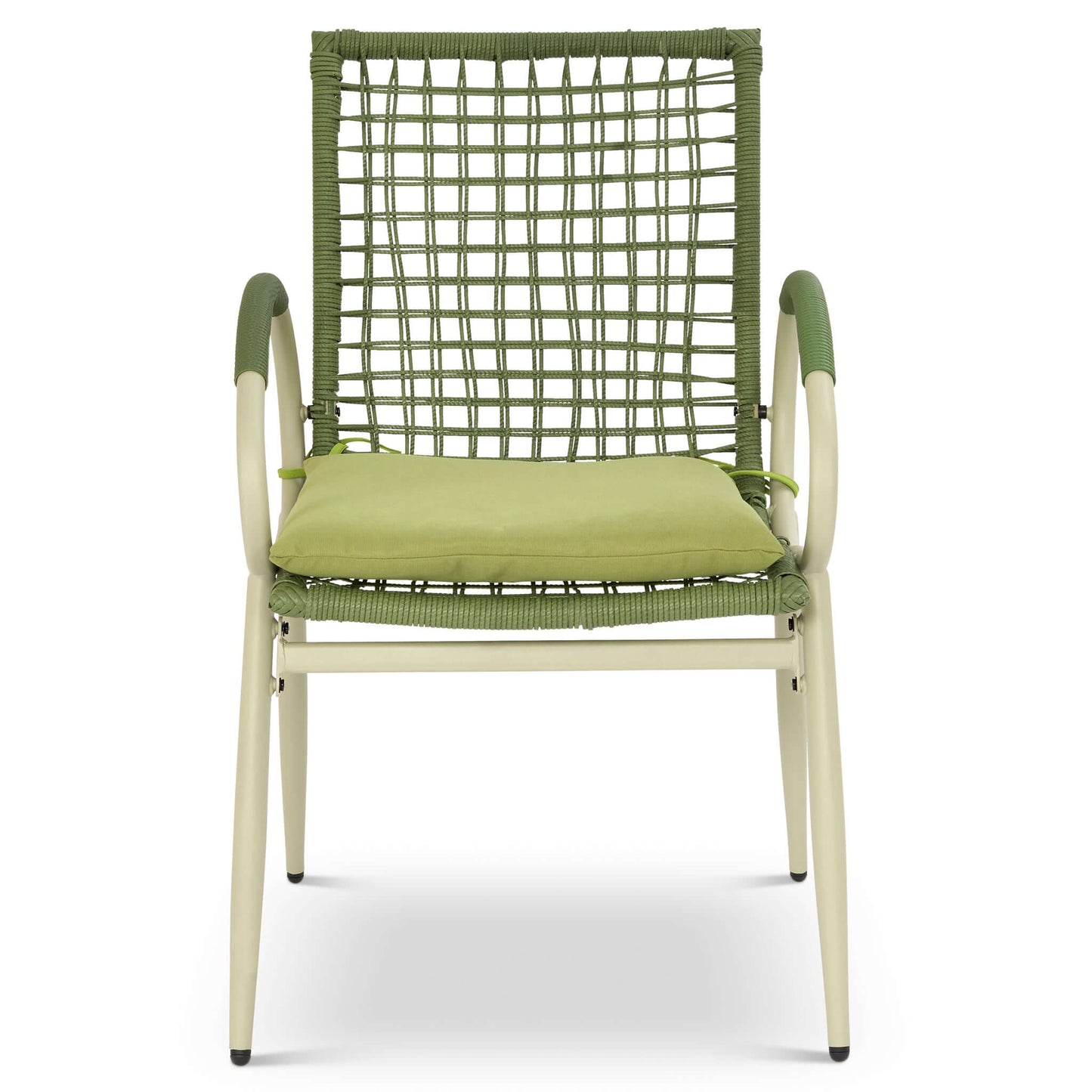 Nissi Outdoor 5-Piece Rattan Dining Set - Grey or Green