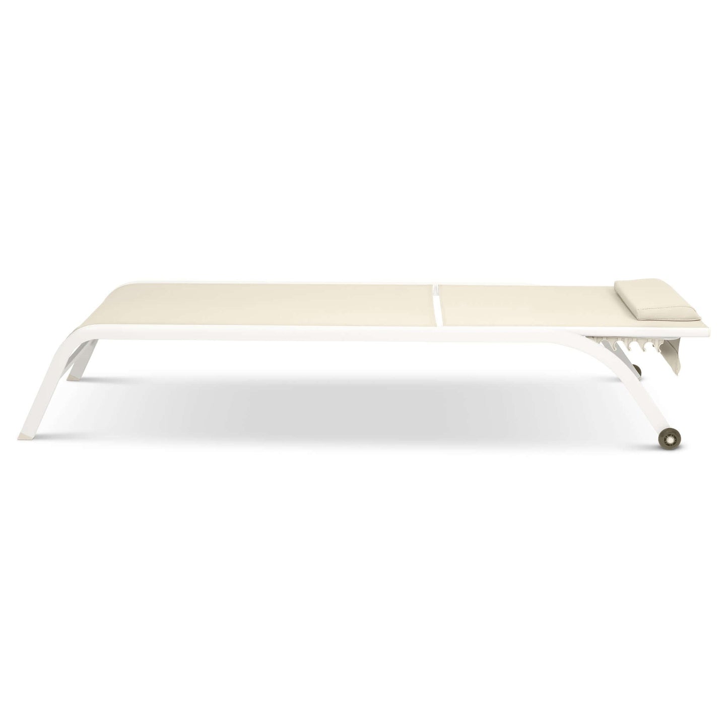 Bali Metal Sun Lounger Cream Set of 2