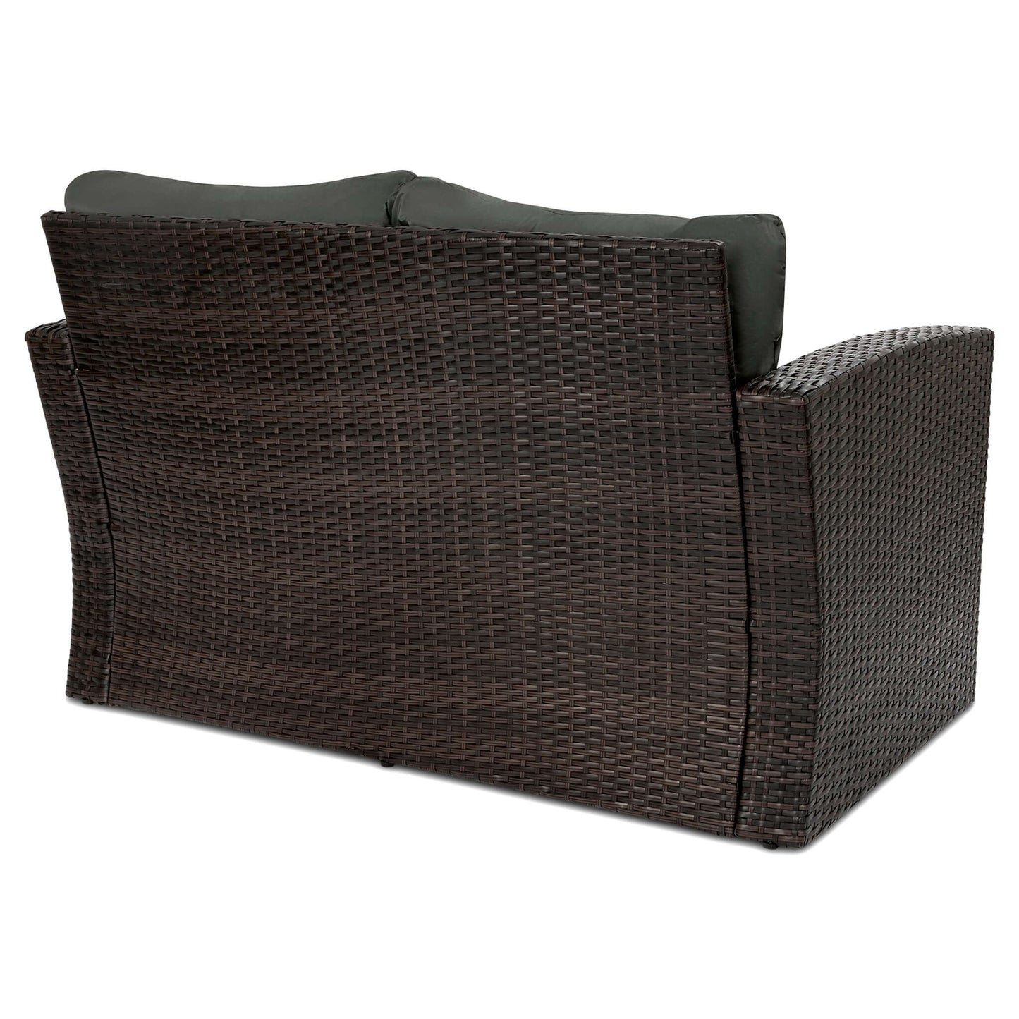 Mona 4-Piece Outdoor Rattan Lounge Set With Rain Cover