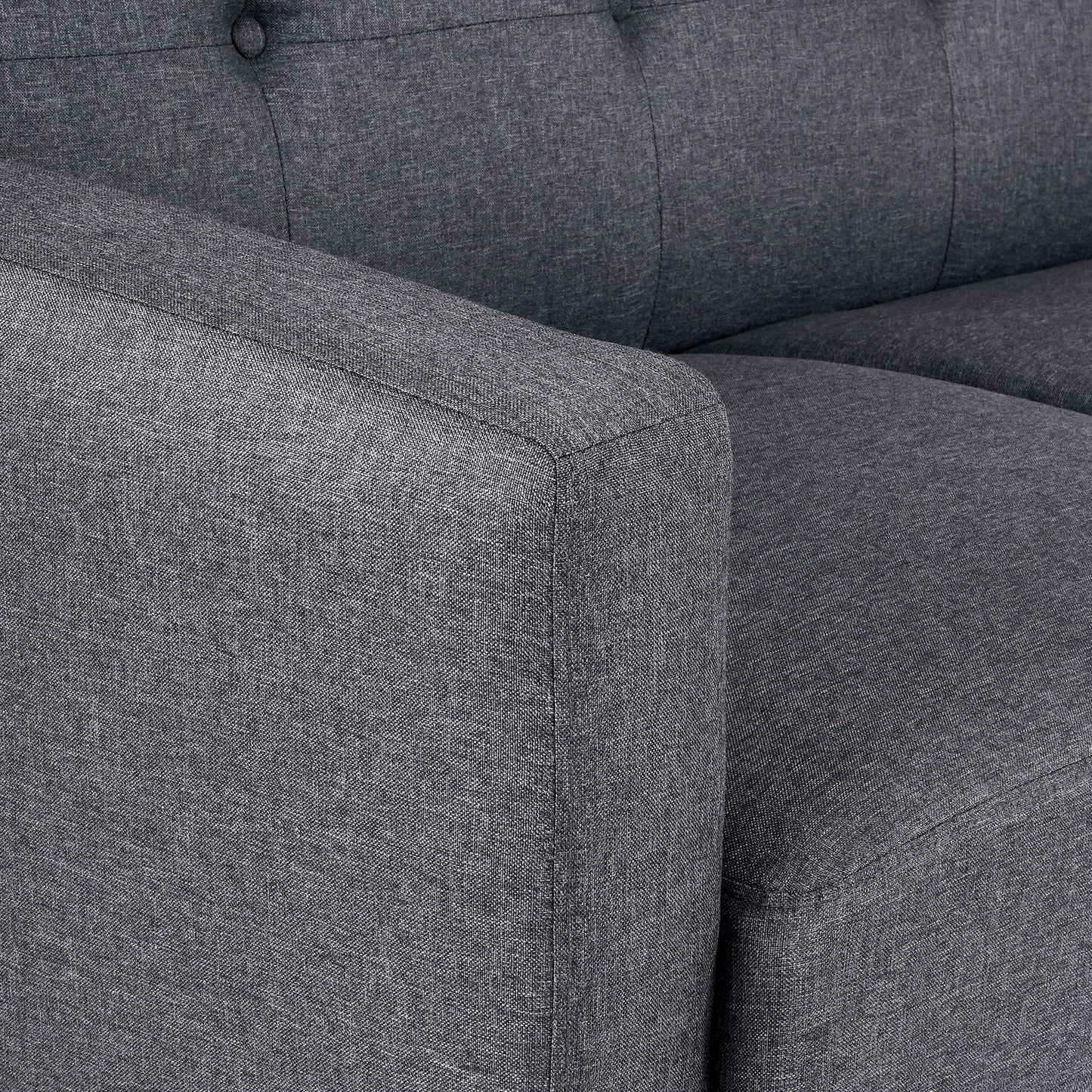 Narvik Click Clack 3 Seater Sofa Bed - Grey-5056150202752-Bargainia.com