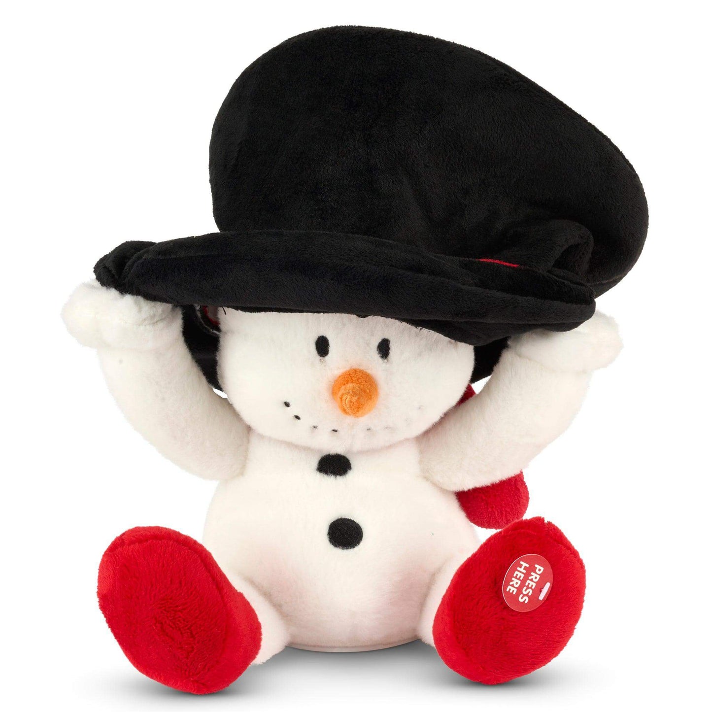 Christmas Plush Musical Animated Decoration - Peek-a-boo Snowbaby-5051516801945-Bargainia.com