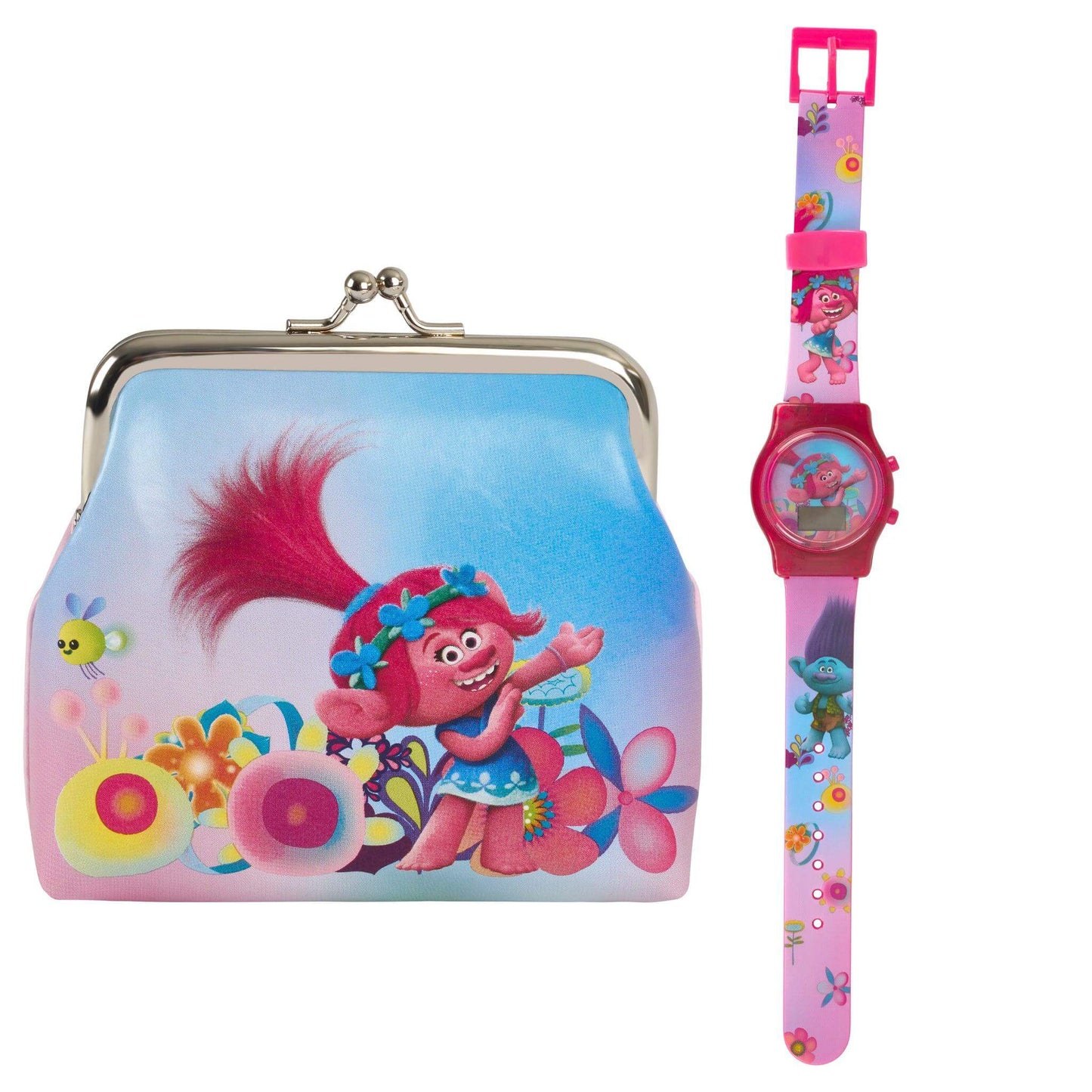 Trolls Watch And Purse Set-Bargainia.com