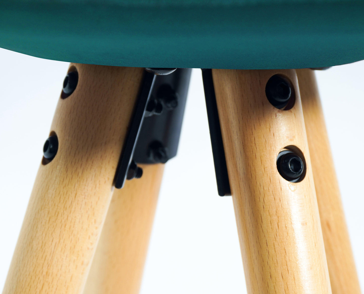 Barcelona Bar Stools - Set Of 2 - Ocean Green-5056150252818-Bargainia.com