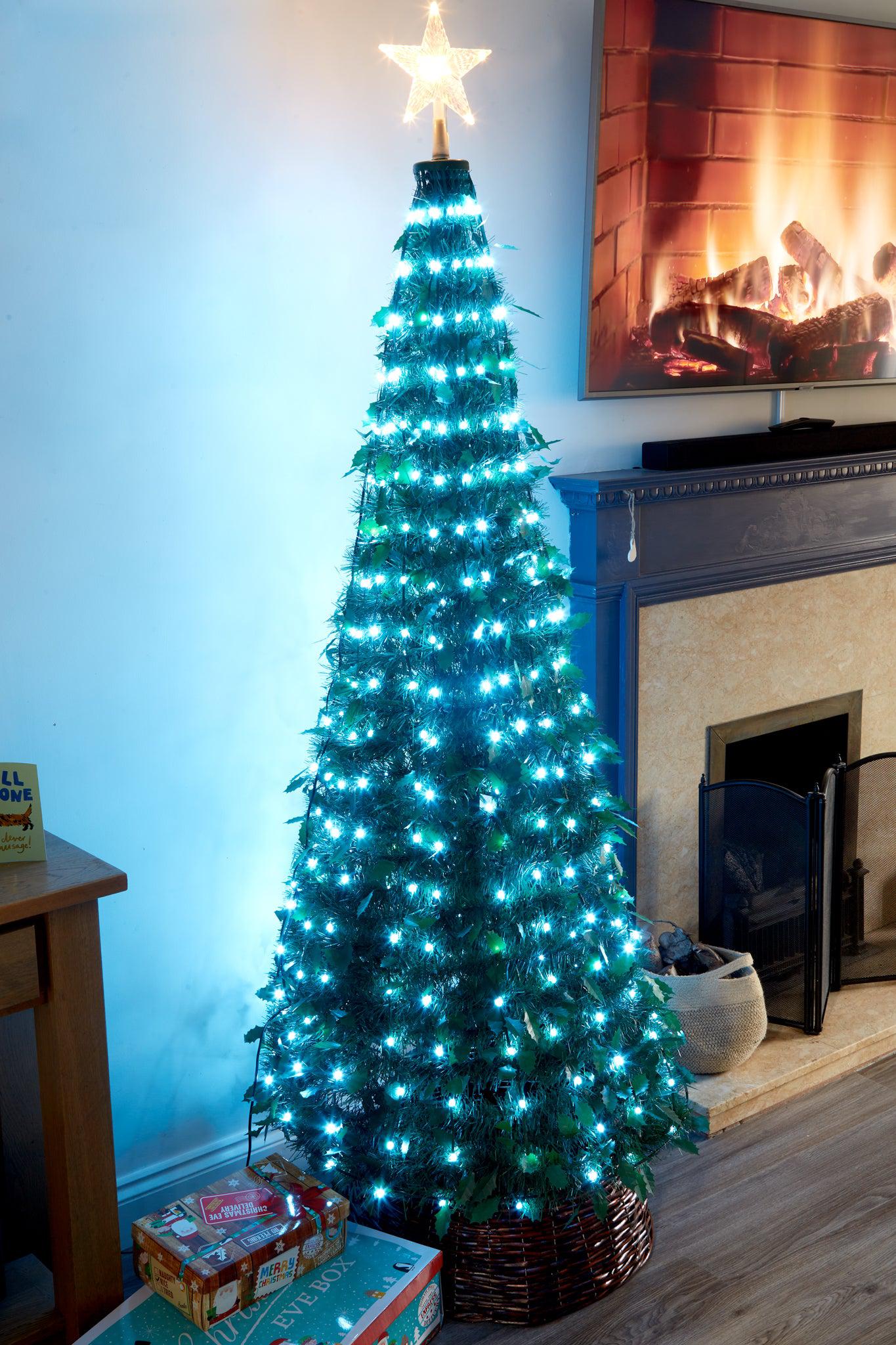 180CM Pop-Up Christmas Tree With Plastic Stand-Bargainia.com