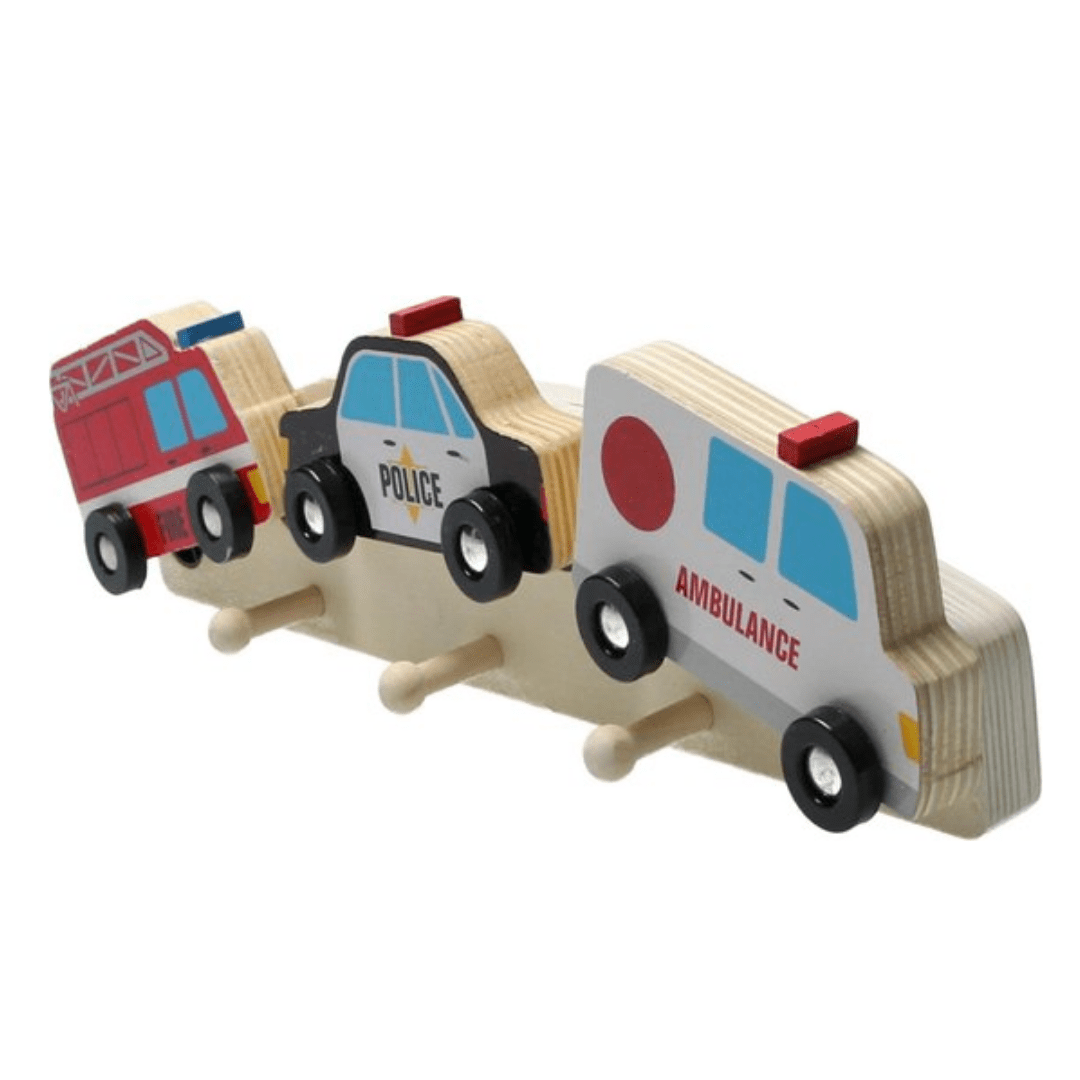 Cars & Vehicles Wooden Door Coat Rack - 32cm-Bargainia.com