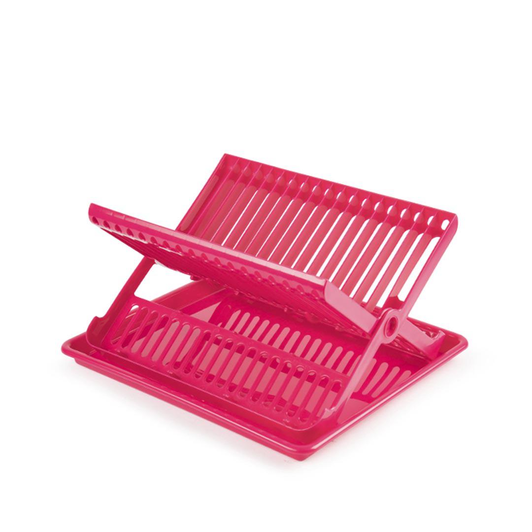 Dish Drainer With Tray And Drip Tray - Assorted Colours-8414926111825-Bargainia.com