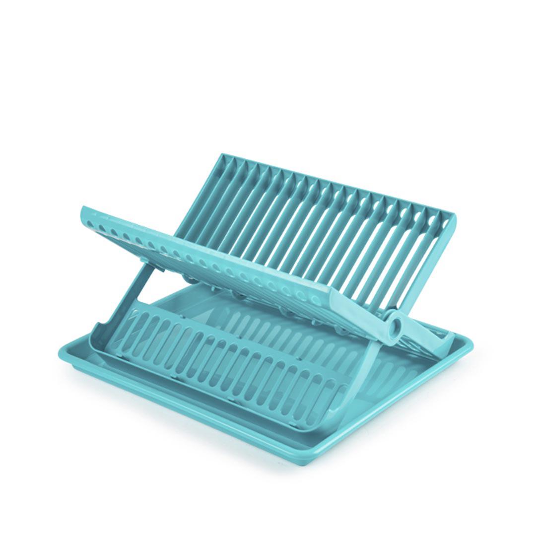 Dish Drainer With Tray And Drip Tray - Assorted Colours-8414926111825-Bargainia.com