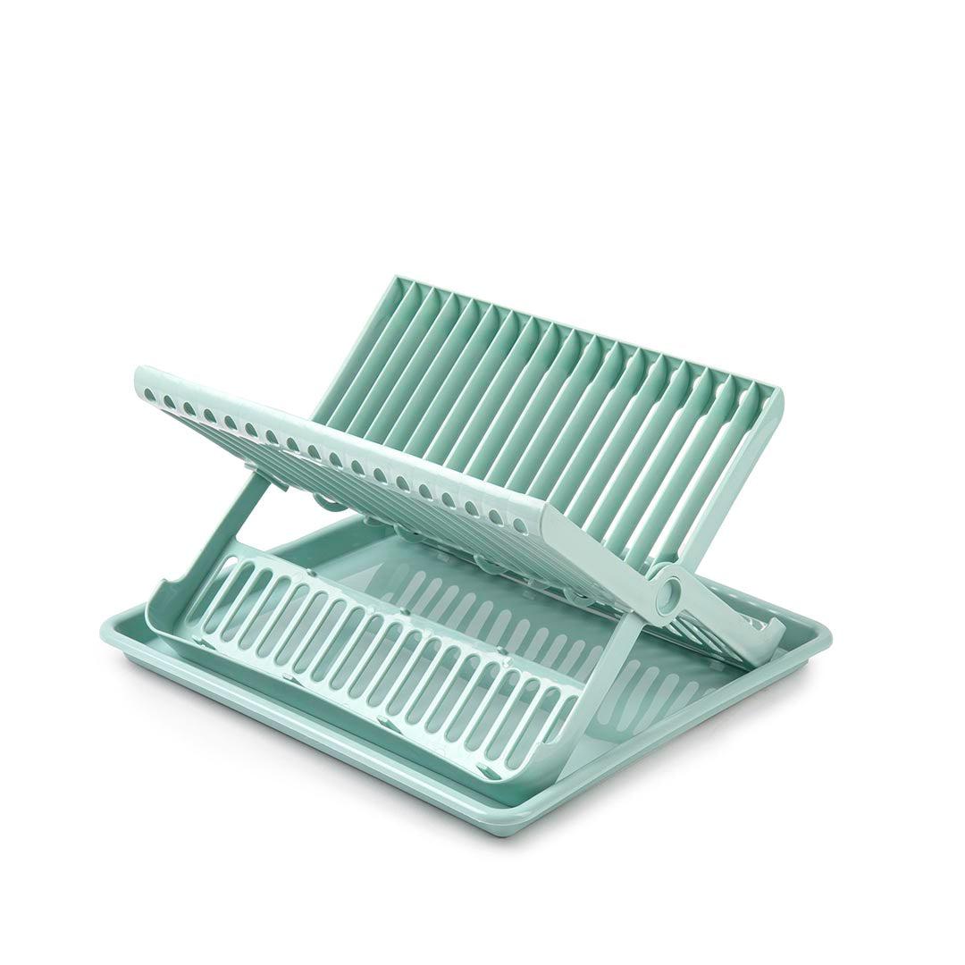 Dish Drainer With Tray And Drip Tray - Assorted Colours-8414926438670-Bargainia.com