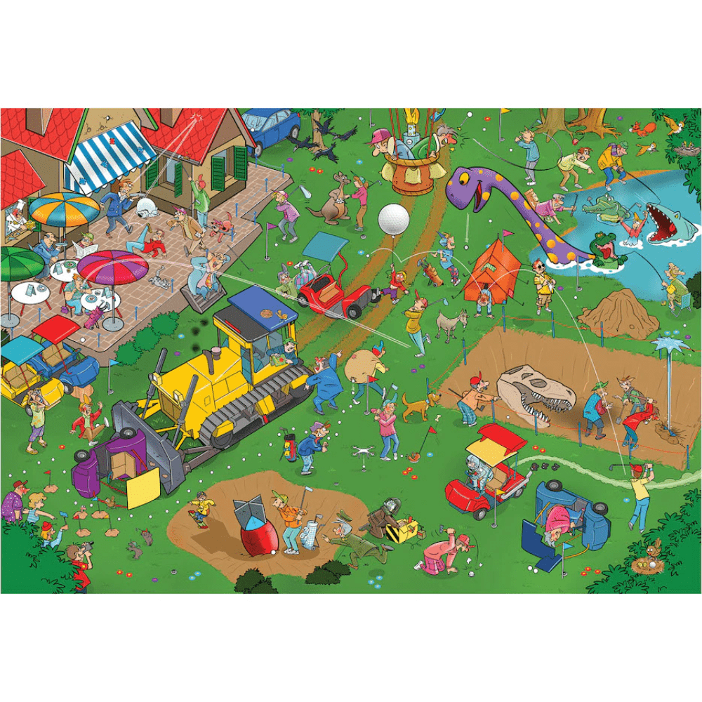 Goliath 1000 Puzz 919243 Wacky Golf 8720077192430 bargainia-com