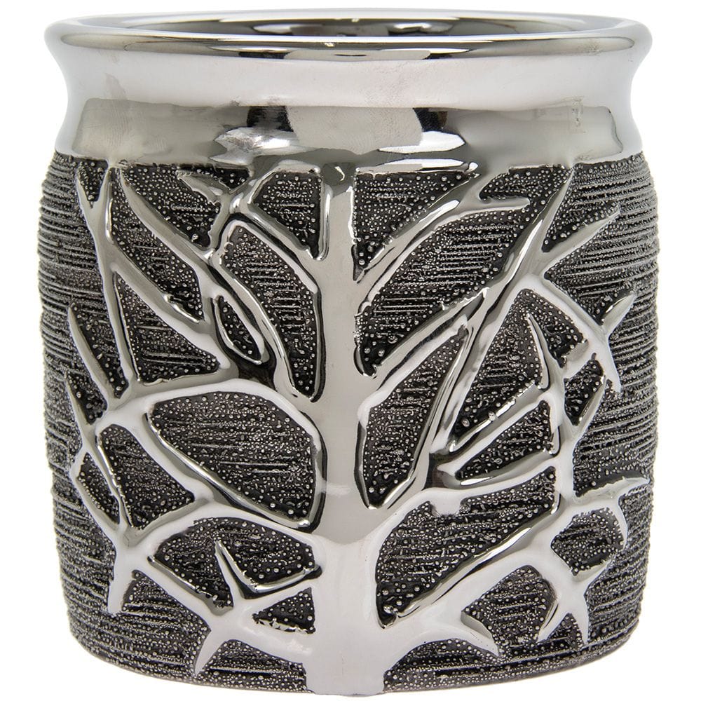 Gunmetal Woodland Planter - 14cm 5010792468570 only5pounds-com