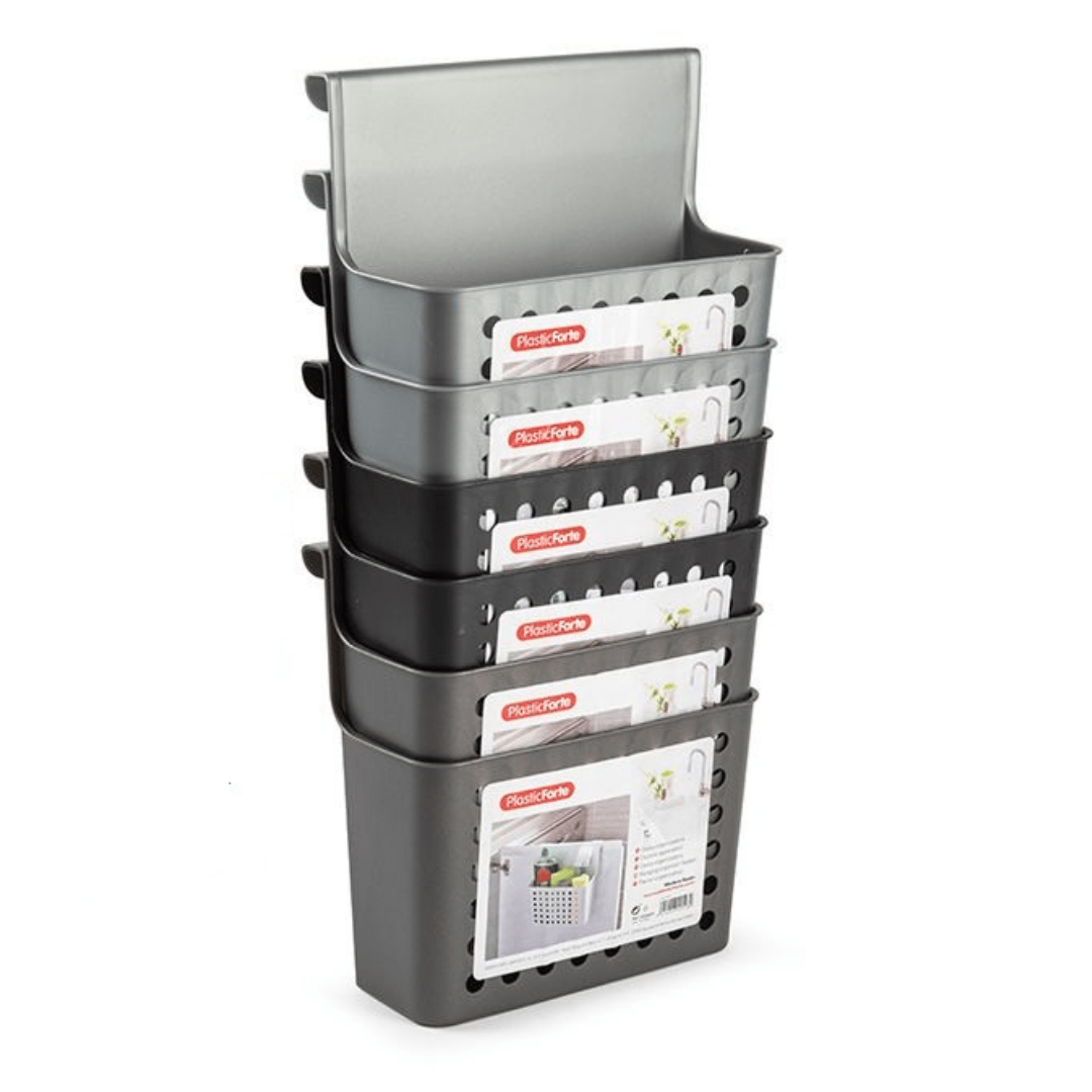 Hanging Storage Basket - 24.5 x 26 x 13cm - Assorted Colours only5pounds-com