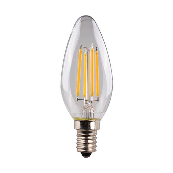 E14 LED Candle Lightbulbs - 2700k - 4.5W/40W - Pack of 3-4260644160195C-Bargainia.com