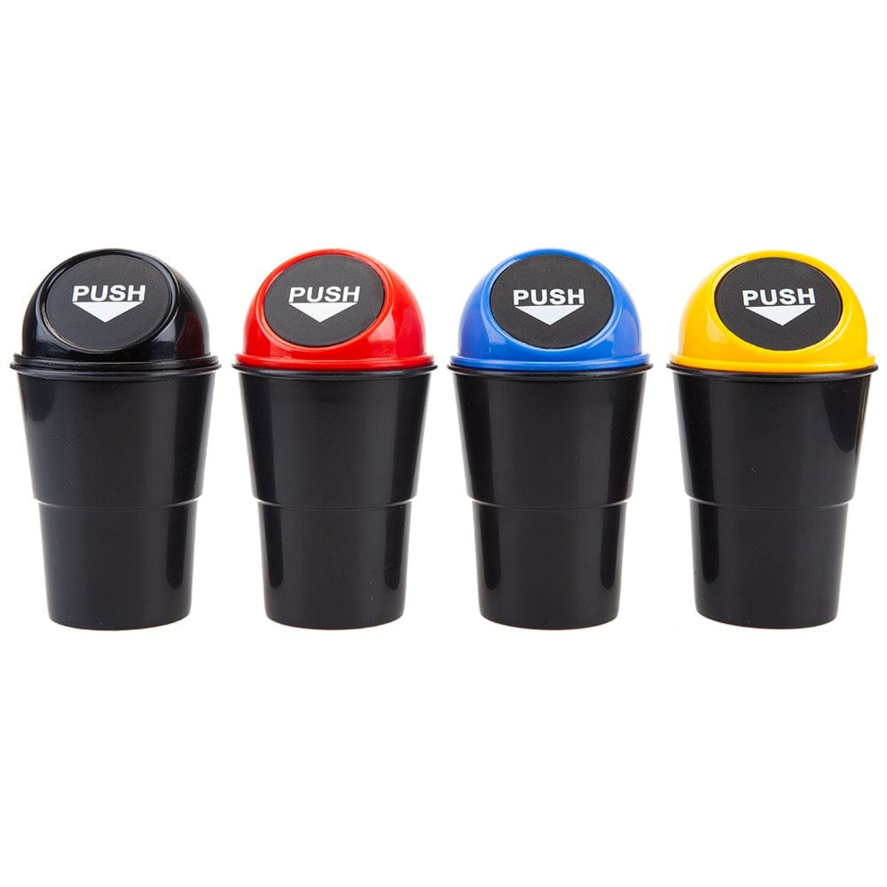 Car Cupholder Rubbish Bin - Assorted Colours-Bargainia.com