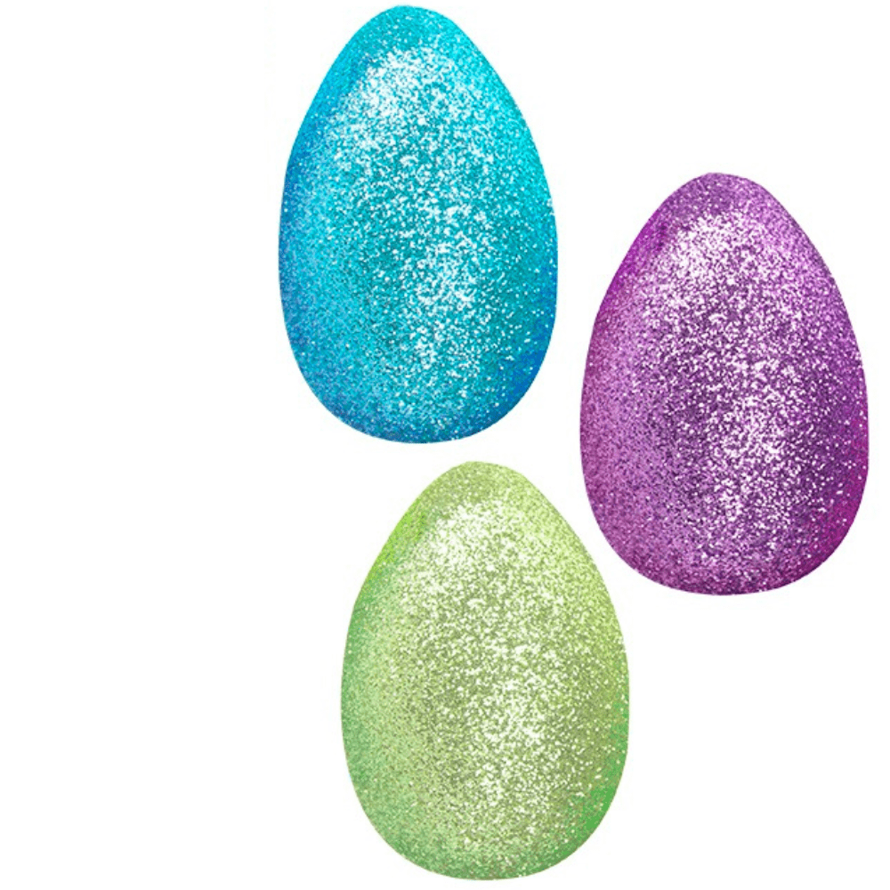 Pack Of 16 Glitter Eggs 5050565452597 only5pounds-com