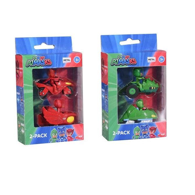 PJ Masks Diecast Metal Vehicle and Hero Twin Pack - assorted 4006333060571 bargainia.com-com