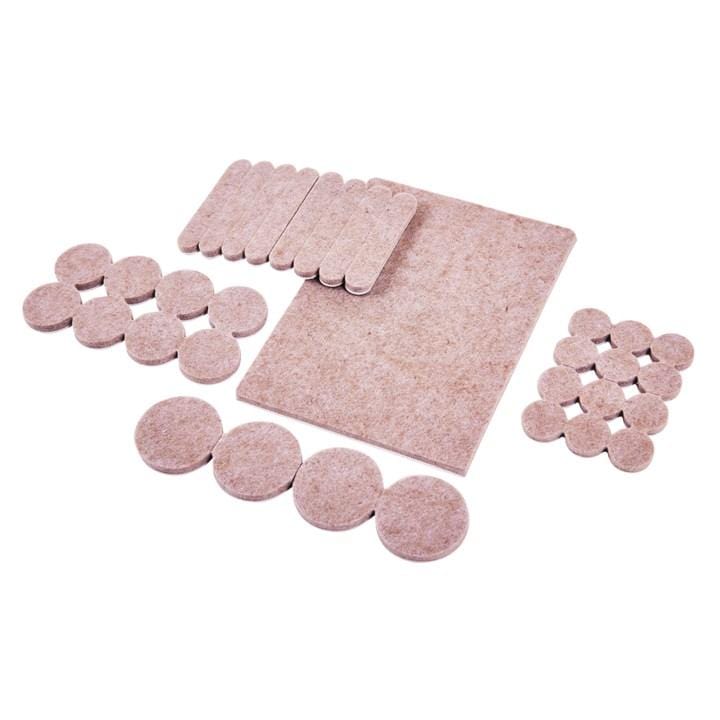Self Adhesive Felt Pad Set - 33pcs 5032759044795 only5pounds-com
