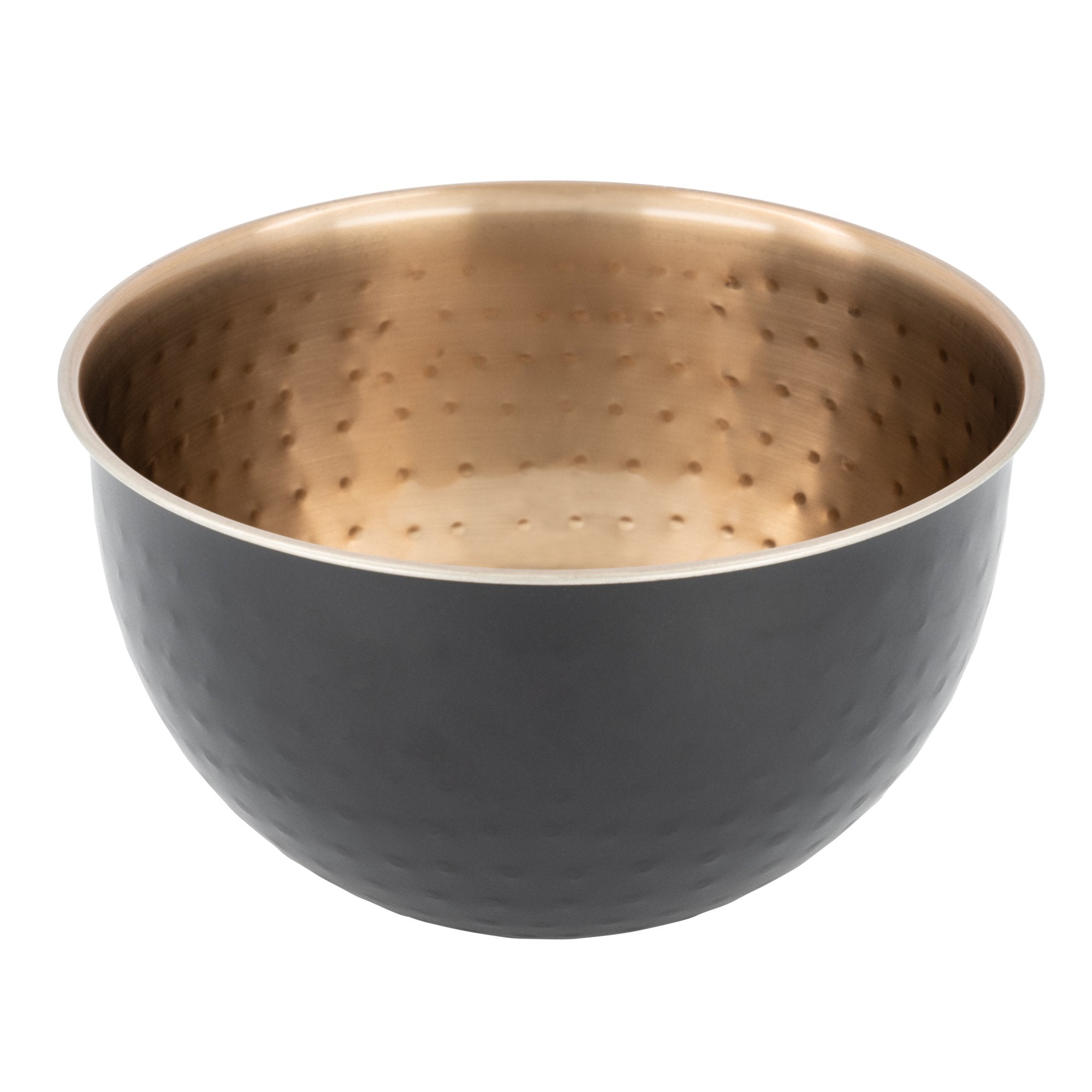 Black and Copper Serving Bowl - 15cm - only5pounds.com