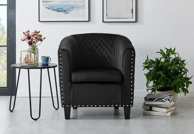 Stilo Tub Chair - Black Bravich LTD.