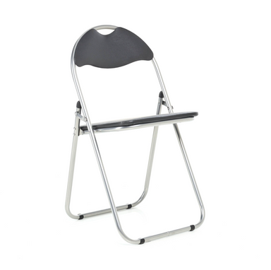Folding Padded Office Chair - Black Bravich LTD.