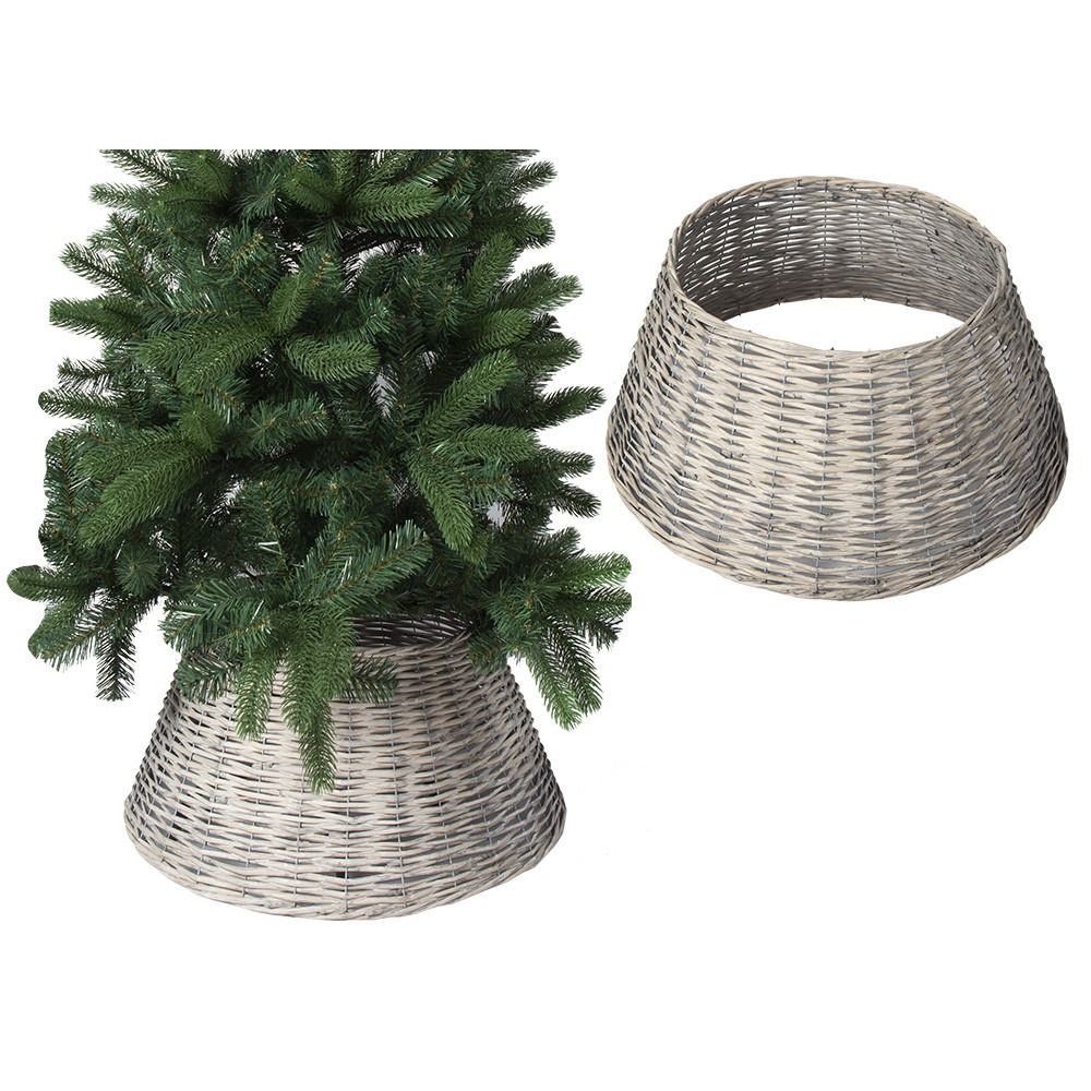 Grey Willow Christmas Tree Skirt - 57 x 28cm