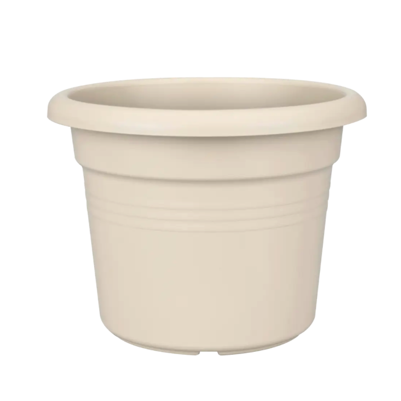 Cotton White Cylinder Plant Pot - 34cm 8711904316228